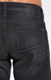 JOSH BOOTCUT IN BLACK BRUSHED YALETOWN - Mavi Jeans