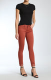 ADRIANA SUPER SKINNY IN MARSALA GOLD SATEEN - Mavi Jeans