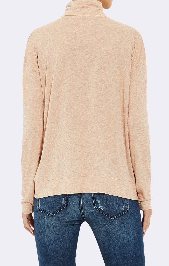 TURTLE NECK TOP - HEATHER - Mavi Jeans