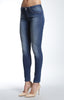 ADRIANA PETITE SUPER SKINNY IN MID BRUSHED SHANTI - Mavi Jeans