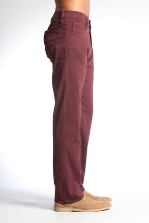 ZACH STRAIGHT LEG IN WINE TWILL - Mavi Jeans