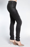 ADRIANA SUPER SKINNY IN RIPPED BLACK COATED - Mavi Jeans