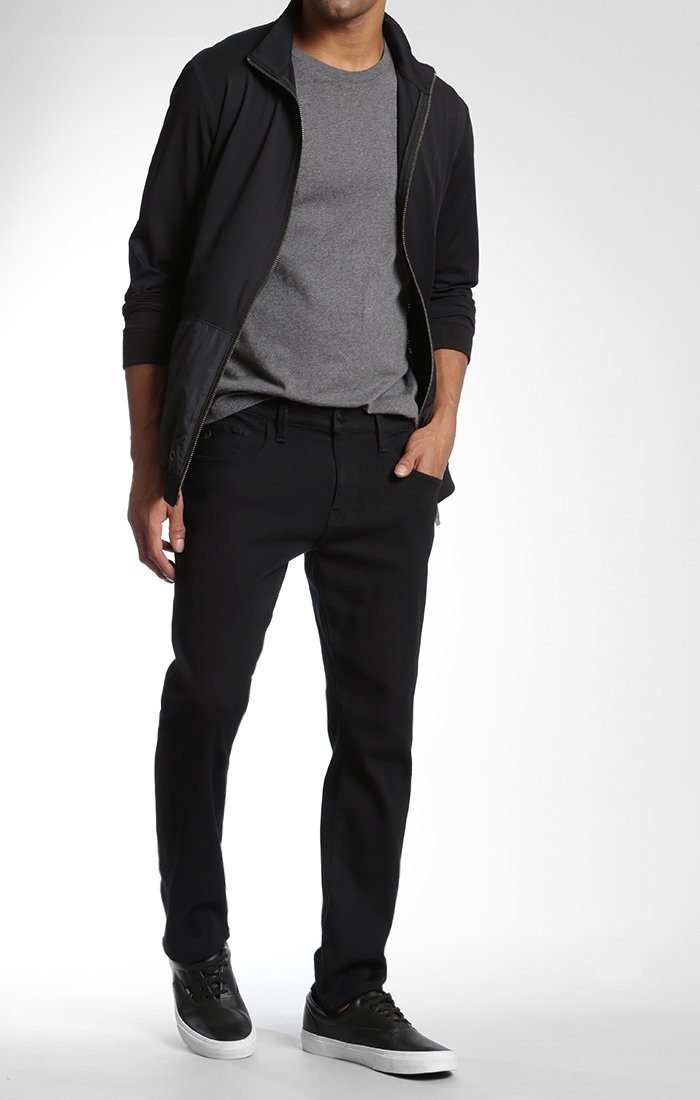 JAKE SLIM LEG IN BLACK ULTRA MOVE - Mavi Jeans