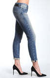 EMMA JOGGER IN DARK VINTAGE SPORTY - Mavi Jeans