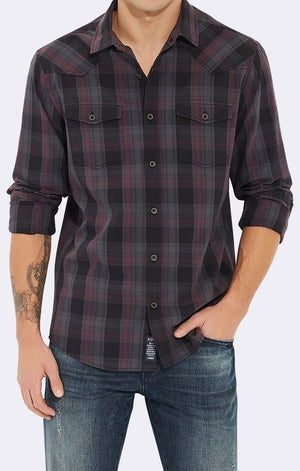 BRUSHED PLAID SHIRT - Mavi Jeans