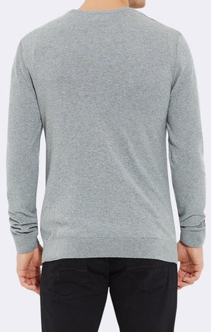 CREW NECK SWEATER GREY - Mavi Jeans