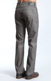 ZACH STRAIGHT LEG IN COATED BROWN WHITE EDGE - Mavi Jeans