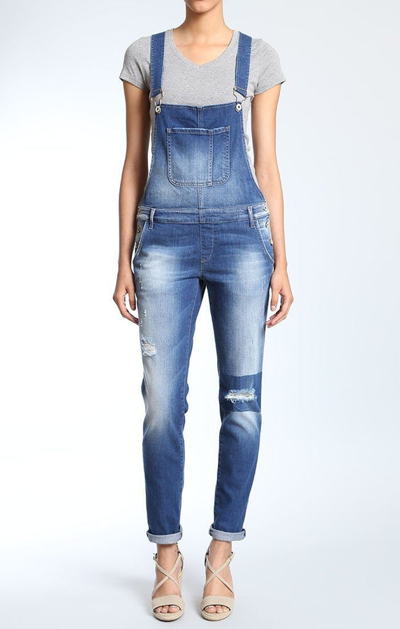 EDERA OVERALL IN PATCH RIPPED VINTAGE - Mavi Jeans