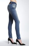 ADRIANA SUPER SKINNY IN MID DESTRUCTED VINTAGE - Mavi Jeans