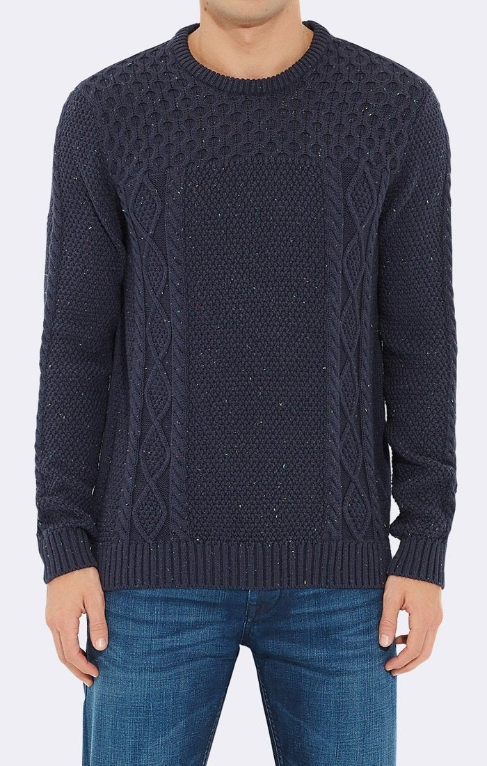 CABLE KNIT SWEATER - Mavi Jeans