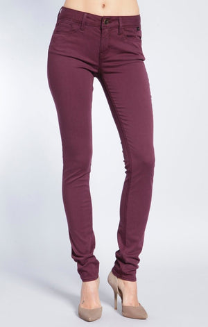 ALEXA SKINNY IN BORDEAUX GOLD TWILL - Mavi Jeans