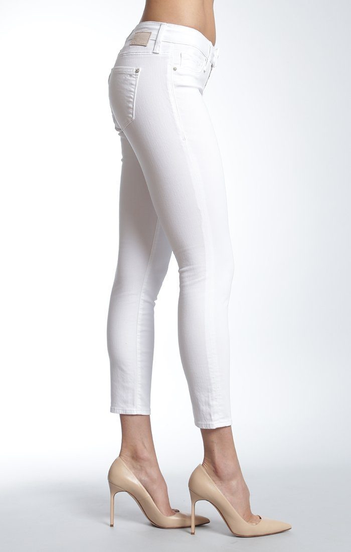 ALEXA PETITE SKINNY IN WHITE TRIBECA - Mavi Jeans