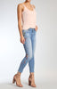 ADRIANA ANKLE SUPER SKINNY  IN LT EMBROIDERY VINTAGE - Mavi Jeans