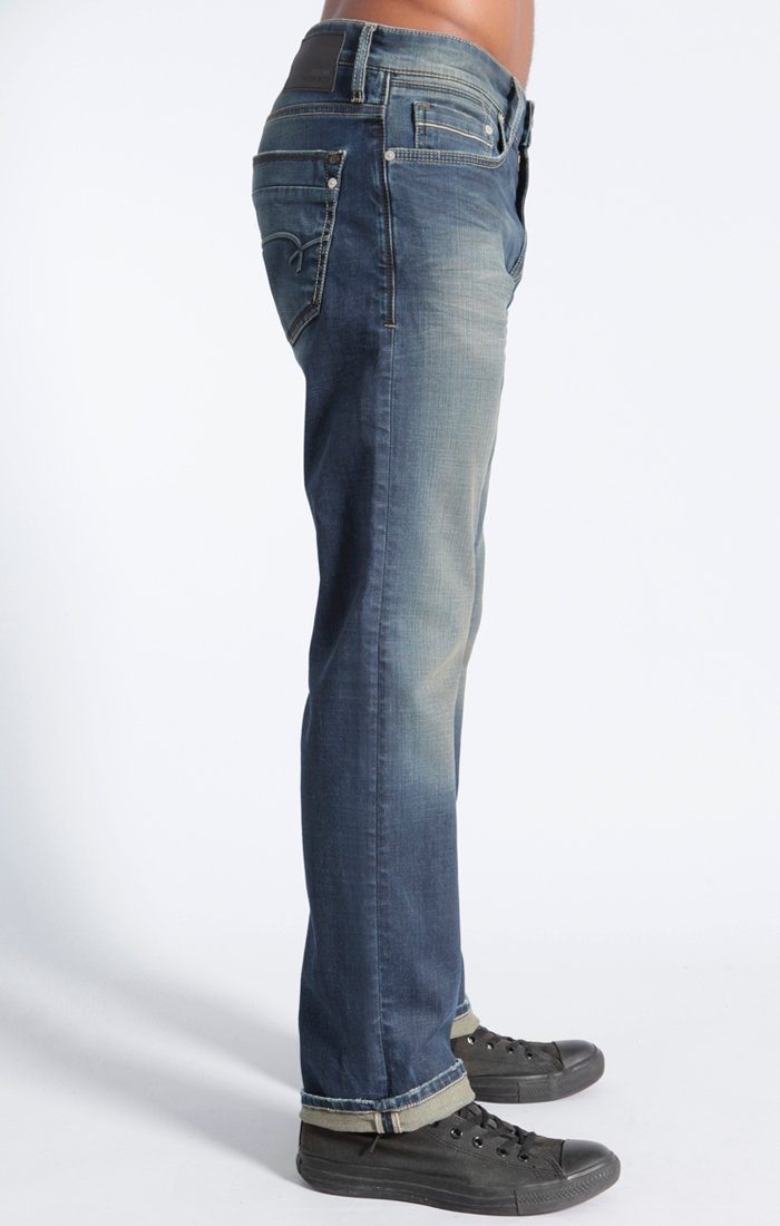 JAKE SLIM LEG IN RUSTIC WHITE EDGE - Mavi Jeans