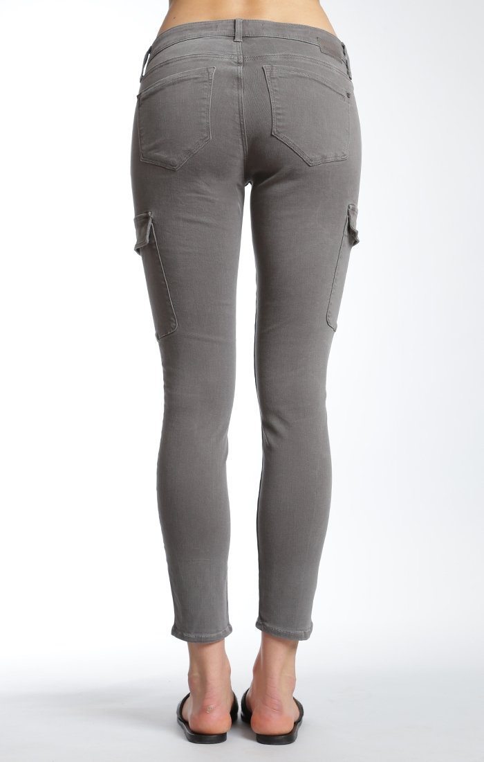 JULIETTE SKINNY CARGO IN GREY TWILL - Mavi Jeans