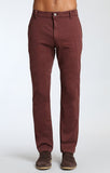 EDWARD CHINO IN BURGUNDY TWILL - Mavi Jeans