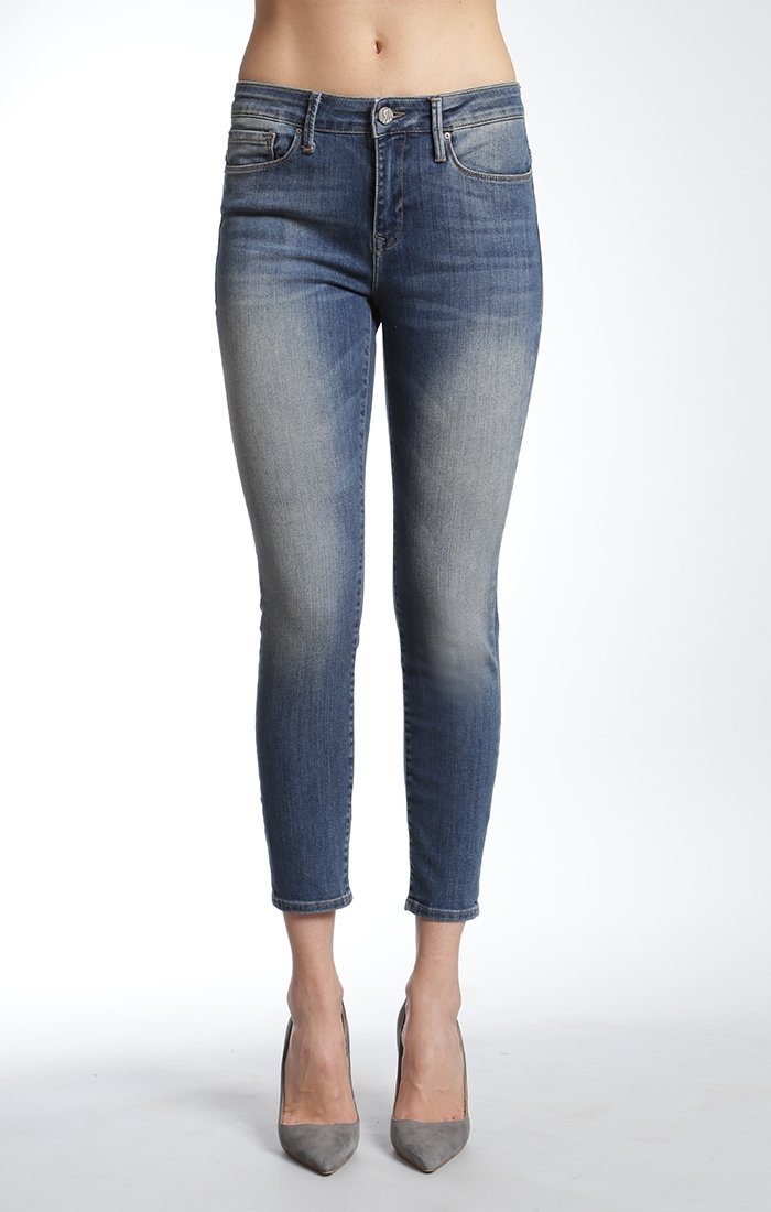 ALISSA ANKLE SUPER SKINNY  IN USED TRIBECA - Mavi Jeans