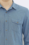 DOUBLE POCKET SHIRT - AQUA - Mavi Jeans