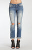 EMMA SLIM BOYFRIEND IN USED TRIBE VINTAGE - Mavi Jeans