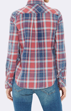 PINK PLAID SHIRT - Mavi Jeans