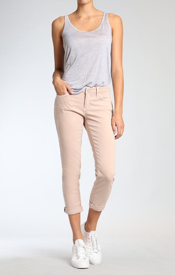 ADA BOYFRIEND IN SMOKE ROSE - Mavi Jeans