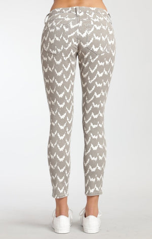 ALEXA ANKLE SKINNY  IN GREY IKAT - Mavi Jeans