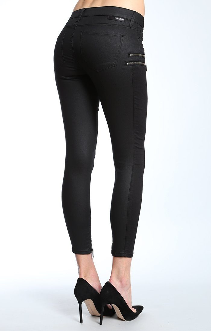 LORA ZIP  SKINNY IN BLOCKING SPECTRA JEATHER - Mavi Jeans