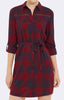 RED CHECKED DRESS - Mavi Jeans