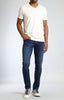 JAKE SLIM LEG IN MIDNIGHT ULTRA MOVE WHITE EDGE - Mavi Jeans