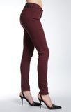 ALEXA SKINNY IN BURGUNDY SATEEN TWILL - Mavi Jeans