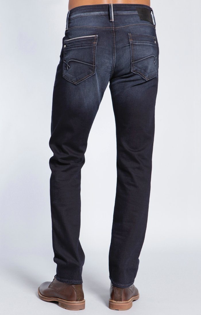 JAKE SLIM LEG IN RINSE OPAL ITALY WHITE EDGE - Mavi Jeans