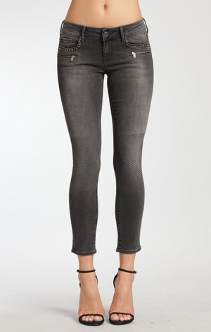 RIANA SKINNY BIKER IN SMOKE ROCK CHIC - Mavi Jeans