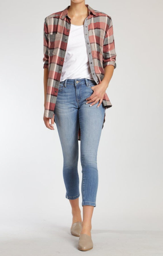 CARRIE SKINNY  SLIT IN SEA BLUE PORTLAND - Mavi Jeans