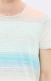 STRIPED TEE - SOFT JADE - Mavi Jeans