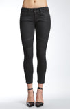 AURA SKINNY BIKER IN BLACK COATED GOLD - Mavi Jeans