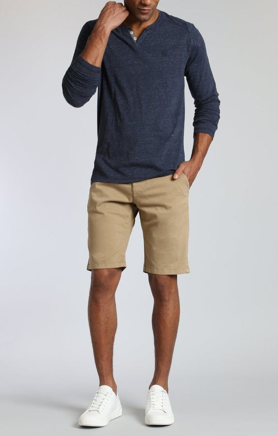 JACOB SHORTS IN BRITISH KHAKI TWILL - Mavi Jeans