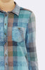 SHIRT IN INDIGO CHECK - Mavi Jeans