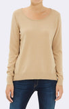 BASIC LONG SLEEVE SWEATER - CAMEL - Mavi Jeans