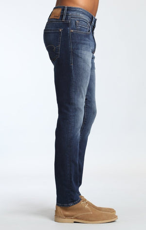 JAMES SKINNY IN DARK BRUSHED WILLIAMSBURG - Mavi Jeans