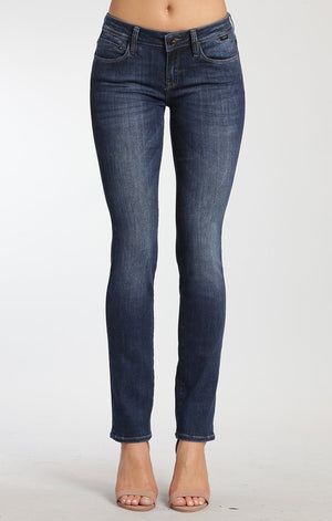 KERRY STRAIGHT LEG IN DARK USED TENCEL GOLD - Mavi Jeans