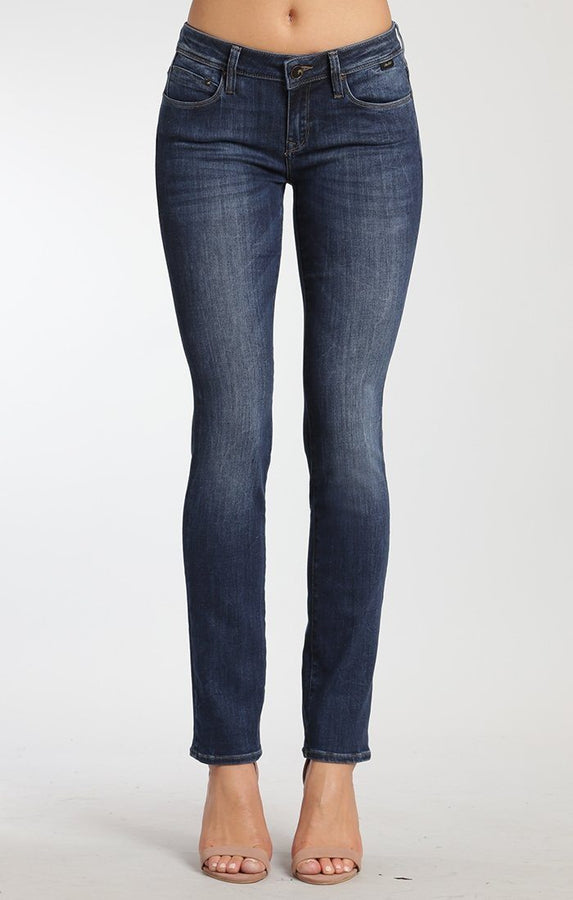 KERRY STRAIGHT LEG IN DARK USED TENCEL GOLD - Mavi Jeans