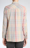 FITTED SHIRT IN SALMON CHECKED - Mavi Jeans