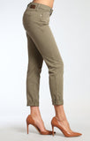 EMMA SLIM BOYFRIEND IN SILVER GREEN TWILL - Mavi Jeans