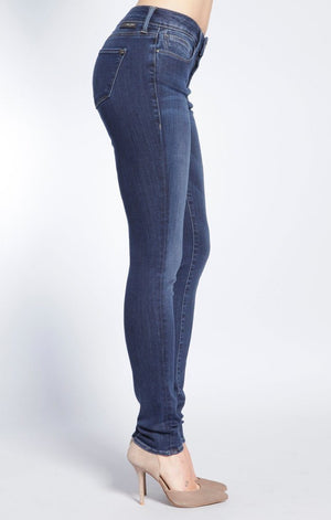 ALEXA SKINNY IN DEEP GOLD TENCEL - Mavi Jeans