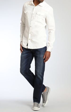 DENIM SHIRT IN WHITE - Mavi Jeans