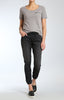 T-SHIRT ZIPPED CHEST POCKET - GREY MELANGE - Mavi Jeans