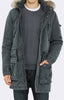 HOODED JACKET BLUE GRAPHITE - Mavi Jeans