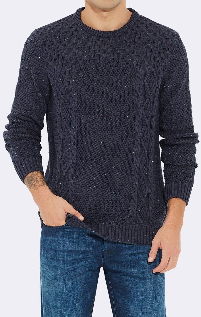 CABLE KNIT SWEATER - Mavi Jeans