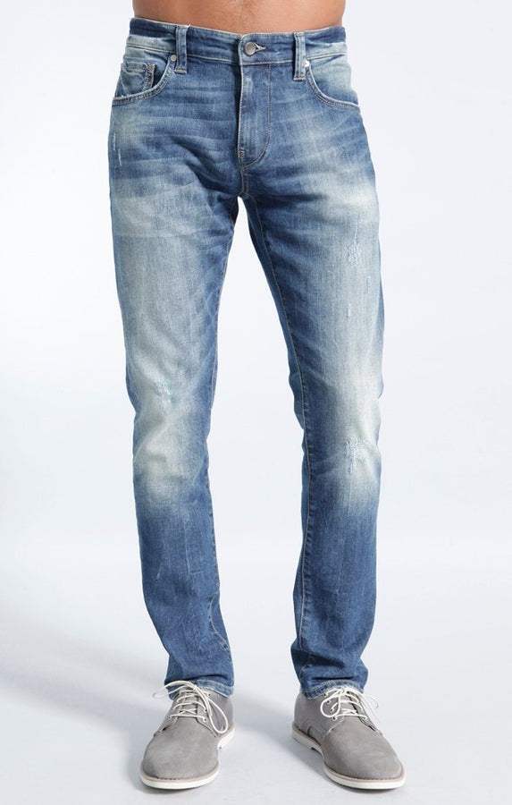 JAKE SLIM LEG IN DEEP WHITE EDGE - Mavi Jeans