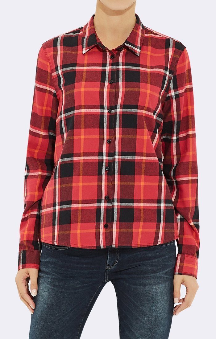 RED CHECK SHIRT - Mavi Jeans